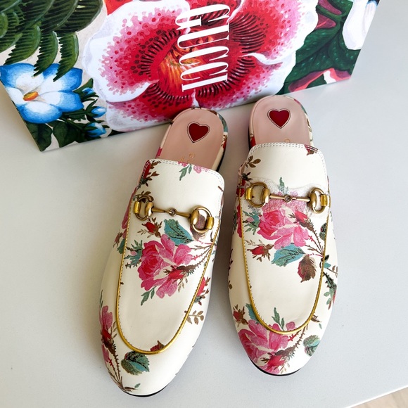gucci rose loafers